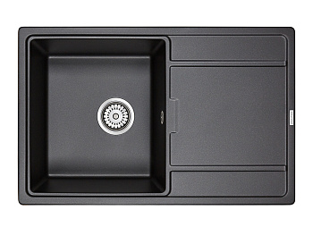 Кухонная мойка Paulmark FLUGEN 50-780 PM217850-BL 80х50 цвет черный